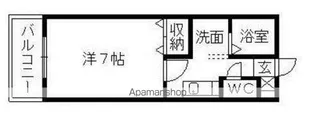 Aレガート博多駅【3階】の間取り