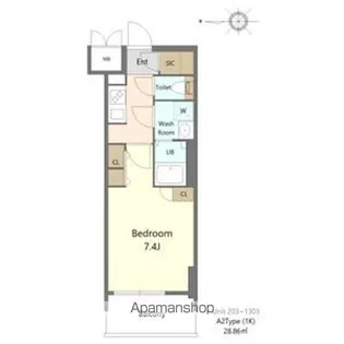 S-RESIDENCE高岳駅前awake【6階】の間取り