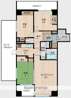 サーパス新和【4階】の間取り
