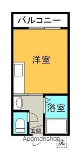 いろどりハイツ【202号室】の間取り