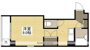 宇品丸八ビル【3階】の間取り