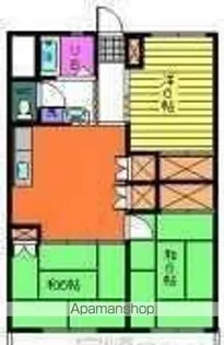 オーシャンビル【4階】の間取り