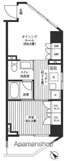 レジディア渋谷【6階】の間取り