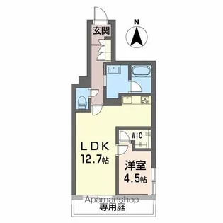 シャーメゾン萱町【1階】の間取り