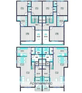静岡県浜松市中央区佐鳴台3丁目【テラスハウス】の間取り