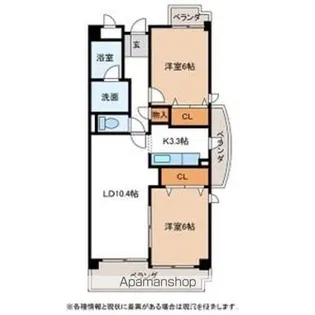 PARCIO可児【2階】の間取り