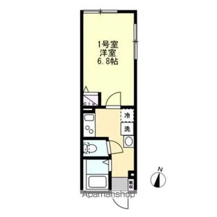 FELICE小田栄【2階】の間取り