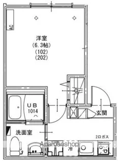 KEIAI RESIDENCE 南柏Ⅱ【102号室】の間取り