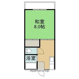 第2中央ハイツ【202号室】の間取り