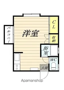 ファーストアベニュー【D号室】の間取り