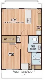 Nマンション【402号室】の間取り