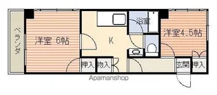 エクステンド武町【3階】の間取り
