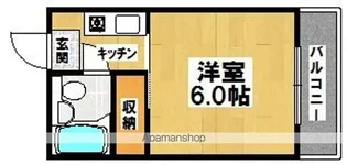 遠里小野パンション【1階】の間取り