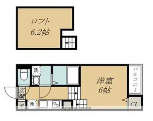 プレジール高砂【1階】の間取り