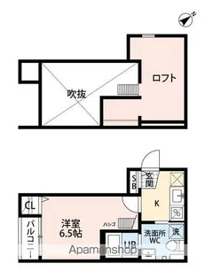 AMOLIR大橋【2階】の間取り