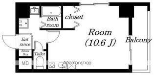 ミラージュ大津京(増築)【510号室】の間取り
