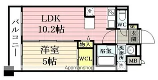 MFPRコート晩翠通り【7階】の間取り