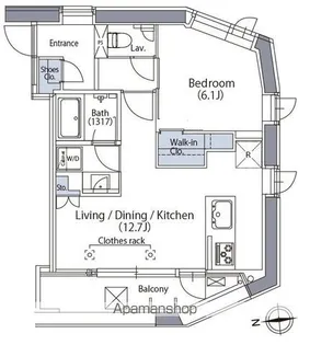 エルスタンザ文京湯島【9階】の間取り