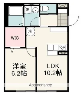 KOMOREBI GARDEN中田本町B【1階】の間取り