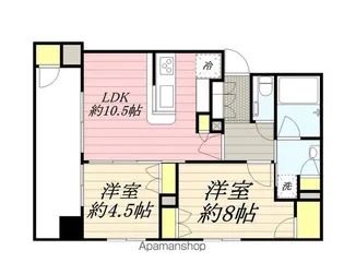 クラッシーコート北大塚【4階】の間取り