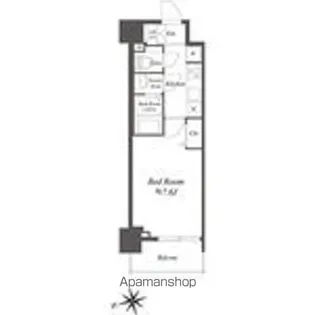 プレサンスブルーム浅草NORTH【8階】の間取り