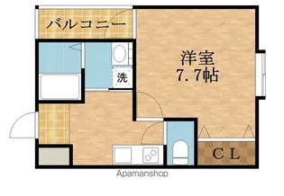 メゾン・ド・リラ【1階】の間取り