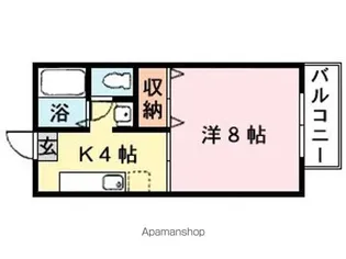 ドリーム八木山【205号室】の間取り