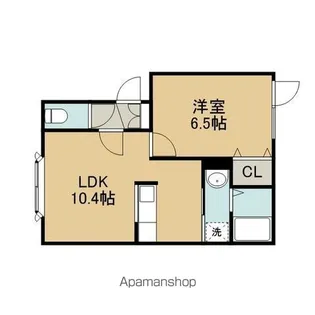 レインボーハウスオーシャンⅠ【203号室】の間取り