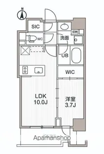 シーズンフラッツ両国サウス【9階】の間取り
