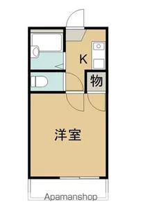 新居浜レジデンスB【102号室】の間取り