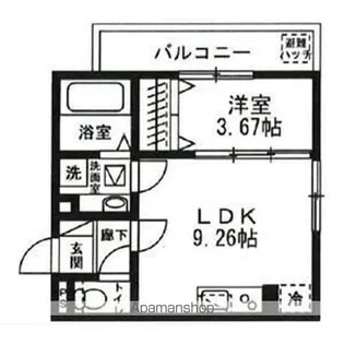CAPITAL COURT【3階】の間取り