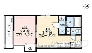 立川セイワレジデンスⅡ【1階】の間取り