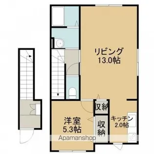 ROBUSTO(ロブスト)【2階】の間取り