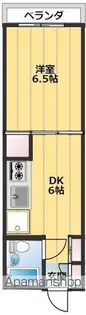 ABLE皆実【4階】の間取り
