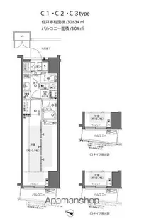 ZOOM都庁前【5階】の間取り