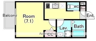 ジーメゾン昭島【1階】の間取り