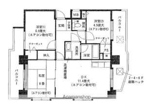 フレグランス オノ【4階】の間取り
