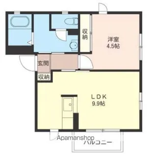 シャーメゾン・K【202号室】の間取り