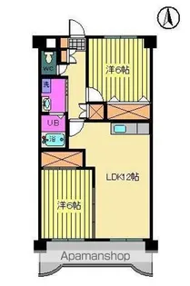 秀和ココペリ【3階】の間取り