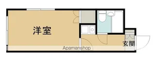 みすきゃんさす相模原【1階】の間取り