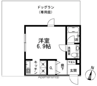 リムズコート梶ヶ谷【1階】の間取り