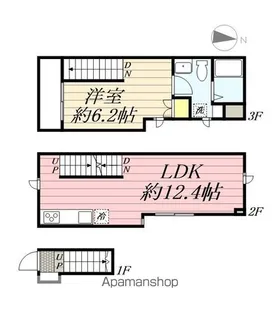 熊野前BASE(仮称)【2階】の間取り