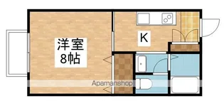 PEACE東明【1階】の間取り