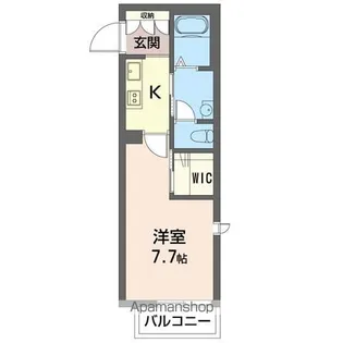 ATELIELL【203号室】の間取り