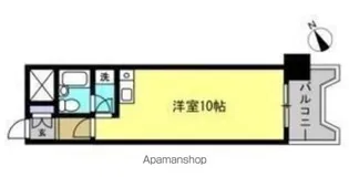 朝日プラザエザース中央Ⅱ【6階】の間取り