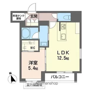 セドール フォルテ【201号室】の間取り