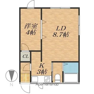 ARMしんとく2【2階】の間取り