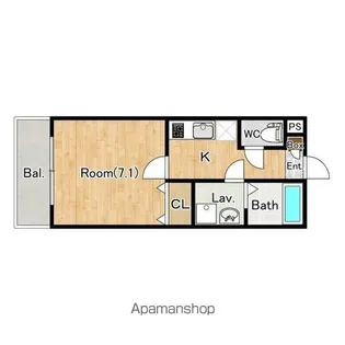 (仮称)ジーメゾン千葉長洲ベルビュー【1階】の間取り