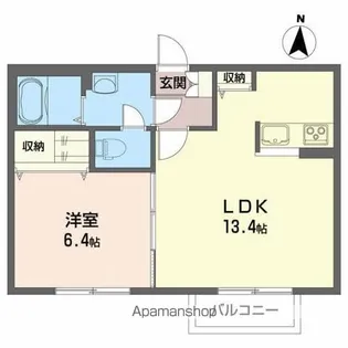 クラヴィエントⅡ【1階】の間取り