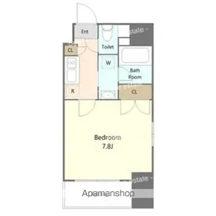 レジデンス金山スクエア(カナヤマスクエア)【8階】の間取り
